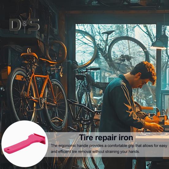 2-In-1 Bicycle Tire Lever Crowbar Portable Lightweight Universal MTB Road Mountain Bike Tyre Removal Tool Bike Repair Accessories