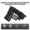 Trailer Brake Harness 7-Pin Round/4-Pin Flat Plug Connectors For Ford F150 F250 F350 2015- 2023 Towing Applications FU5Z-14489-A