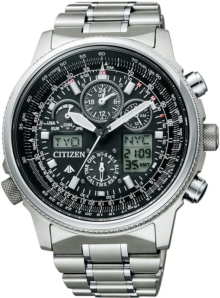 

CITIZEN Годинник PROMASTER Radio Watch Sky Series Jet Setter Chronograph [Citizen] Eco-Drive PMV65-2271 Чол.