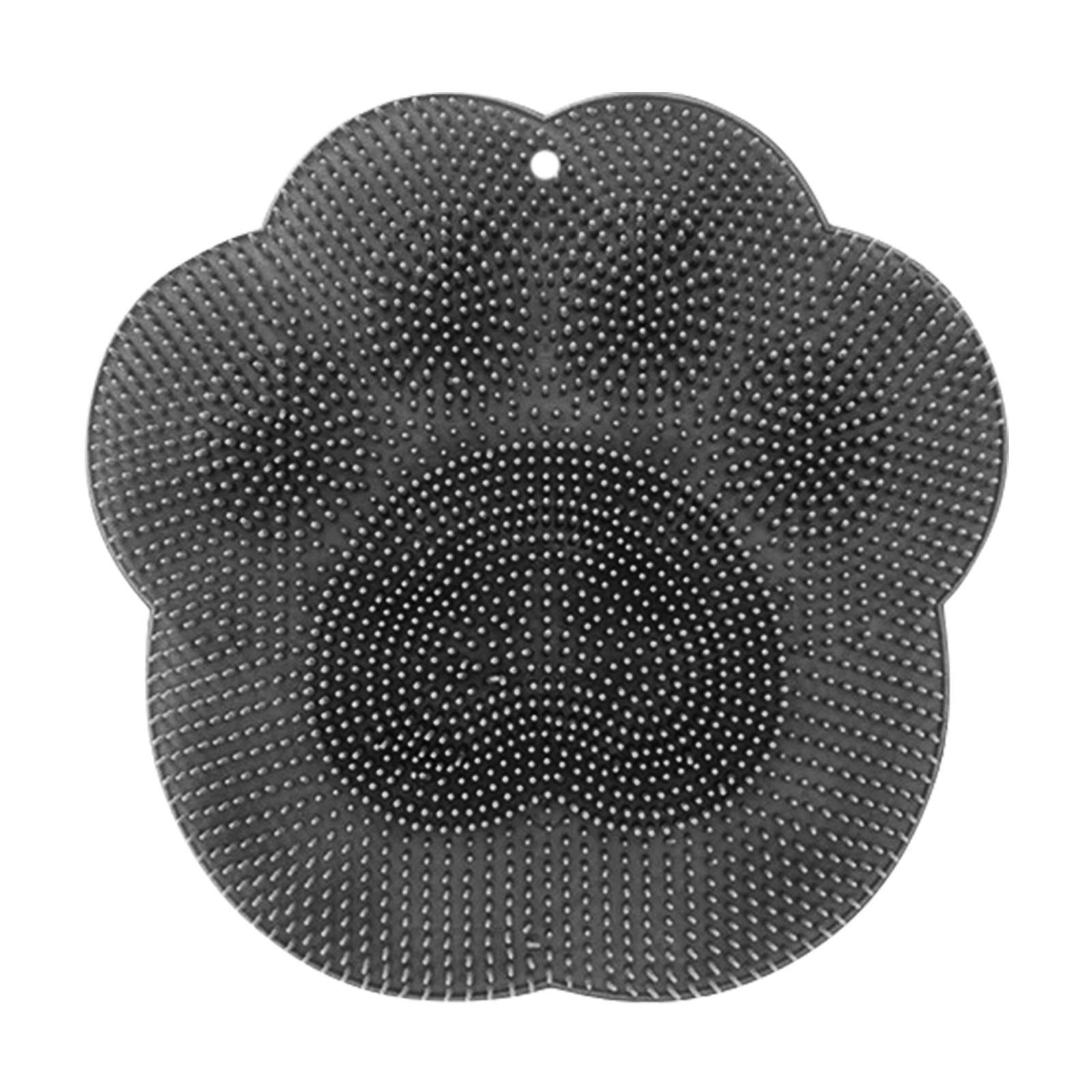 

Щетка для мытья ног в душе, Щетка для душа, Массажная подушка для ванны с противоскользящей присоской, Щетка для тела для мытья спины, локтей и ног One Size