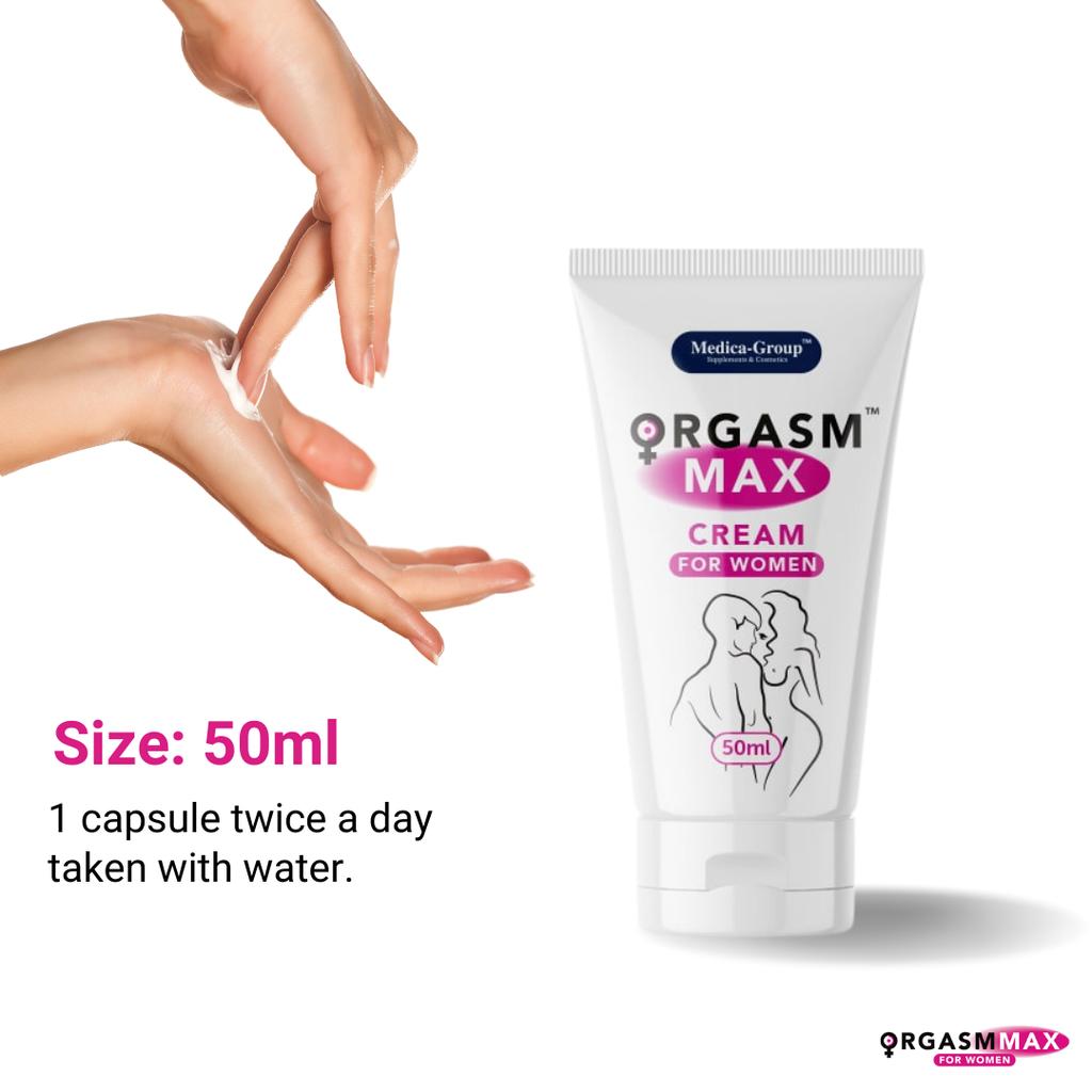 Orgasm Max Cream for Women - Intensify Sensations and Achieve Explosive Orgasms - 50 Ml