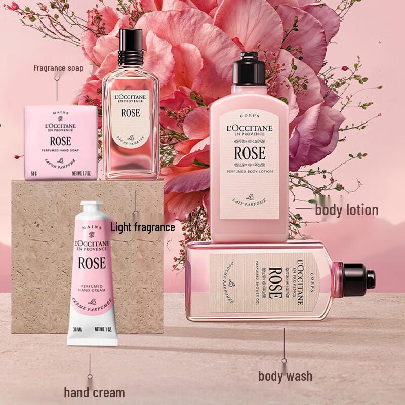 L'Occitane Rose Heart Scented Soap Duo