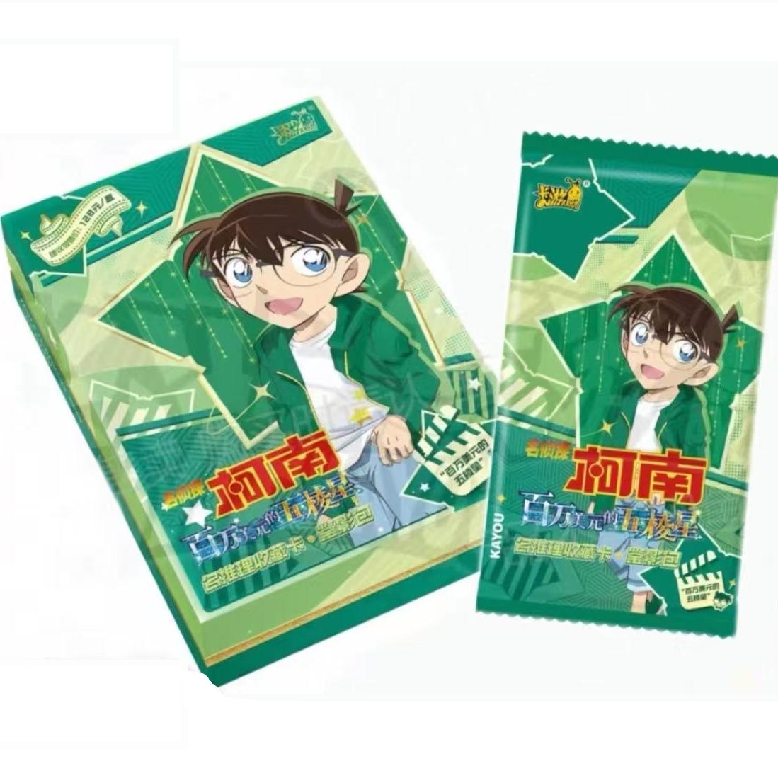 Official Detective Conan Movie Card Pack Carton Conan Edogawa Collectible Card Anime Merchandise Holiday Gift
