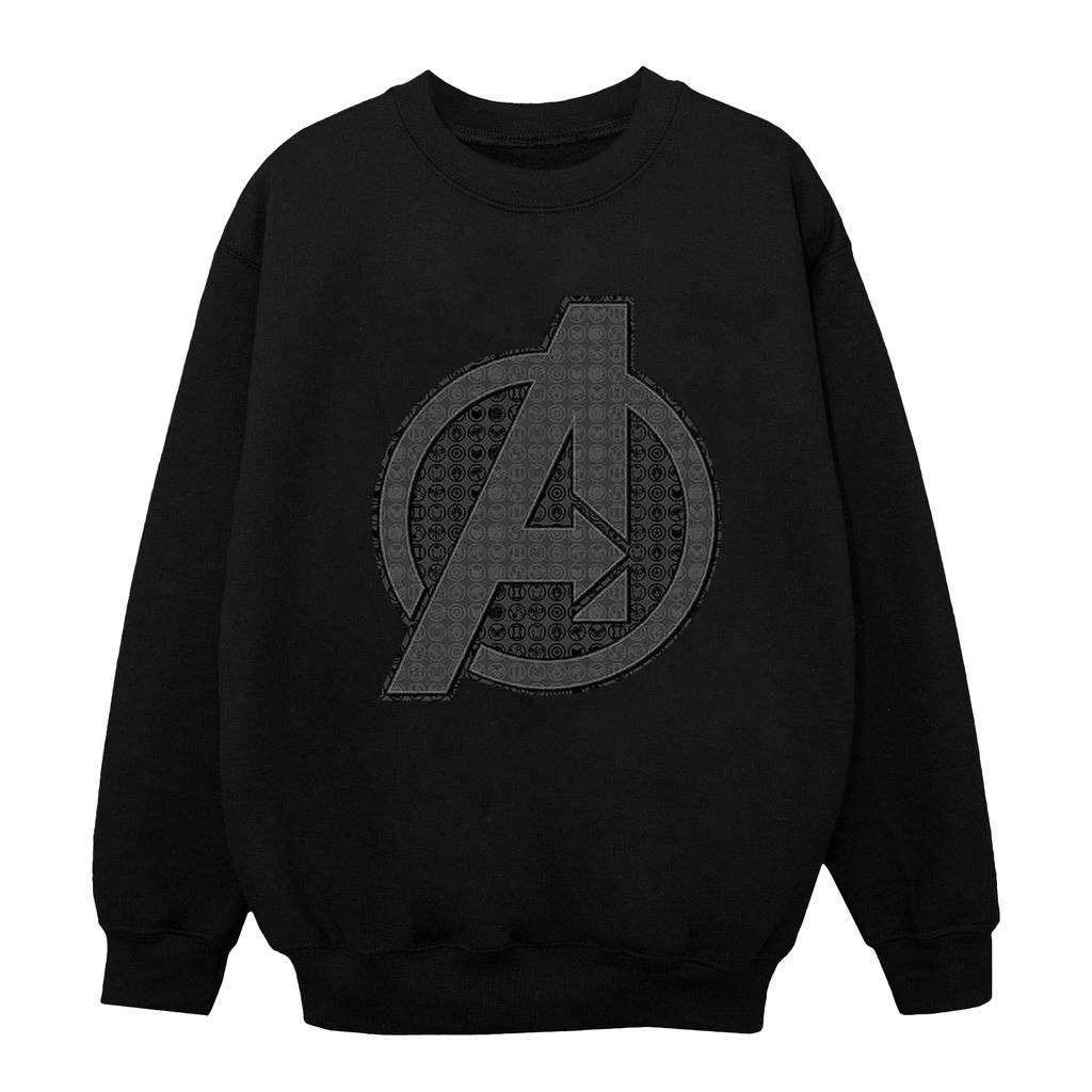 Marvel Boys Avengers Endgame Iconic Logo Sweatshirt