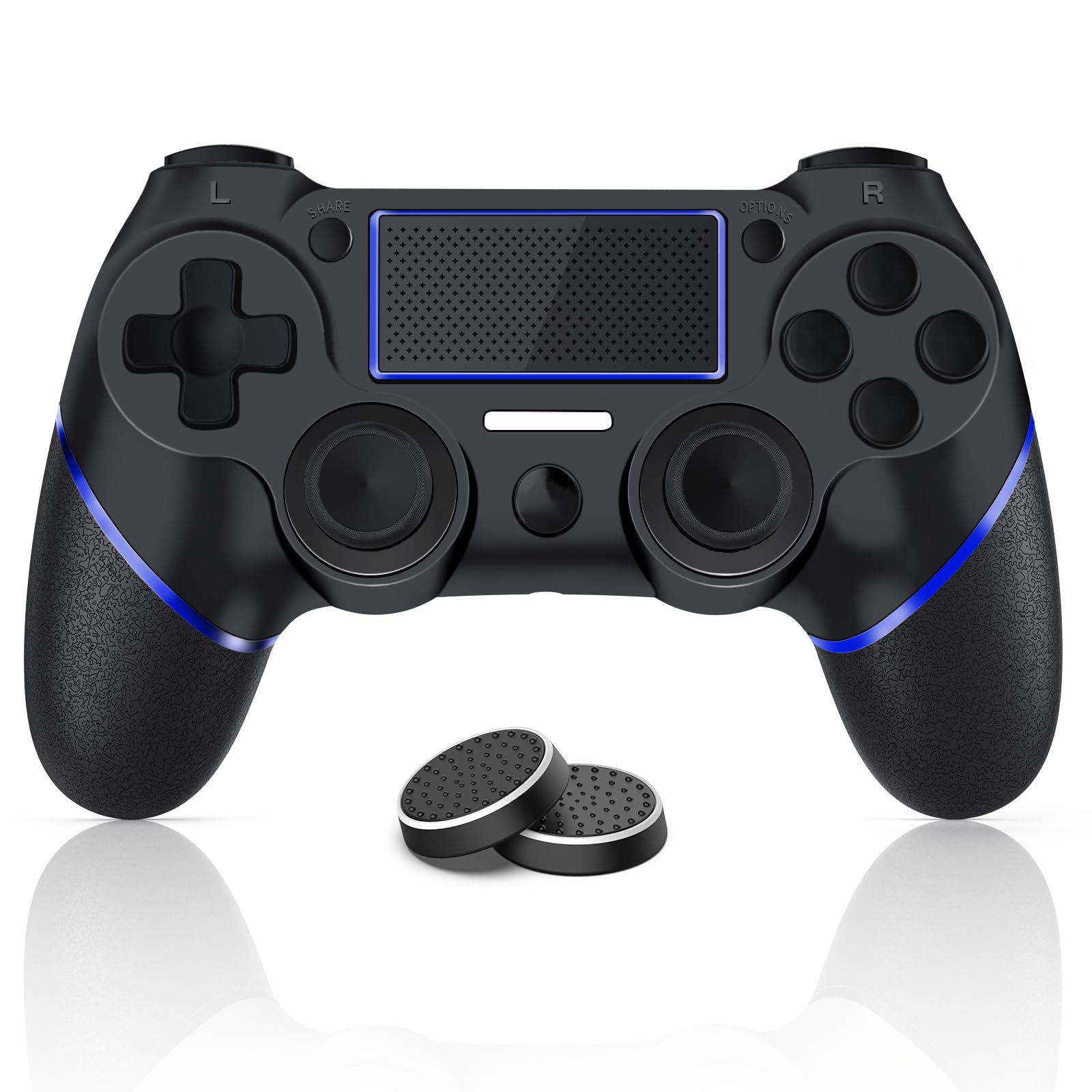 

Genuine ps4 controller FPS ps4 controller Bluetooth wireless connection Comes with freak 600mAh large capacity battery Gamepad Compatible with чорний
