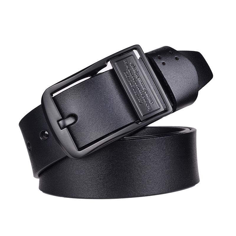 Men'S Leather Belt Cowhide Belt Men'S Casual Retro Belt