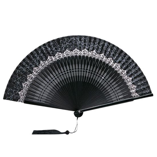 Skládací ventilátor se střapcem Ultralehký přenosný ručně vyráběný dekorativní čínský ruční taneční ventilátor v retro stylu