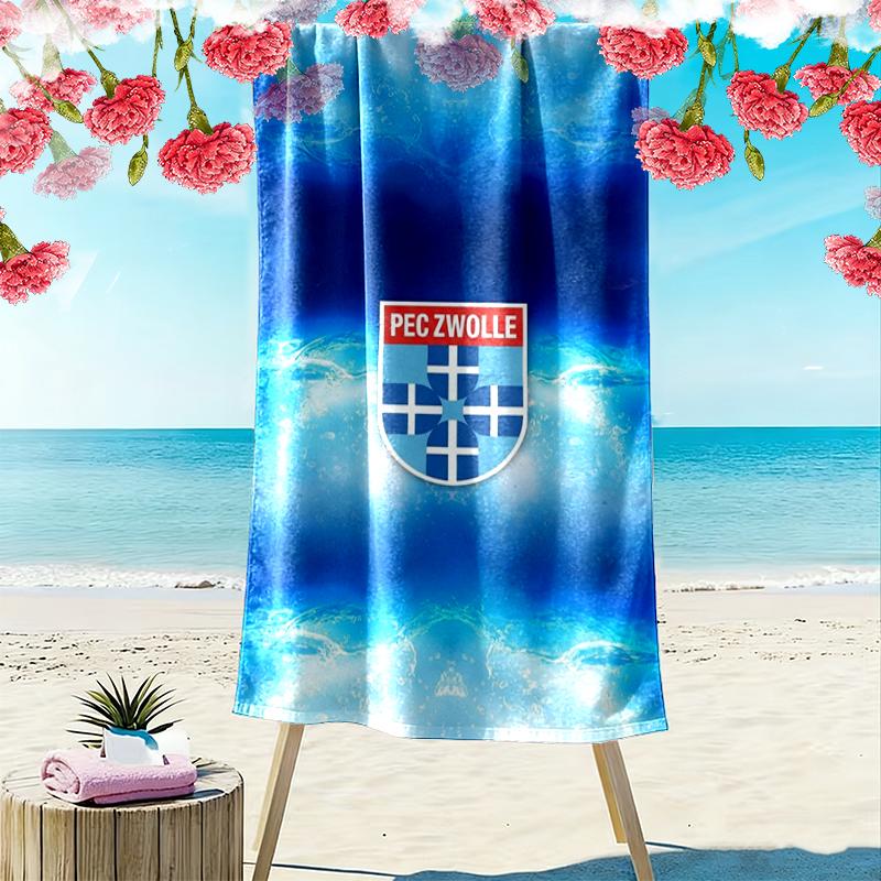 Pec Zwolle Print Beach Towel Large Soft Quick Dry Towel For Beach Camping Swimming