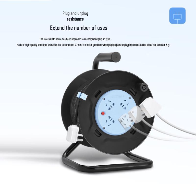 BULL Heavy Duty Cable Reel with Safety Protection
