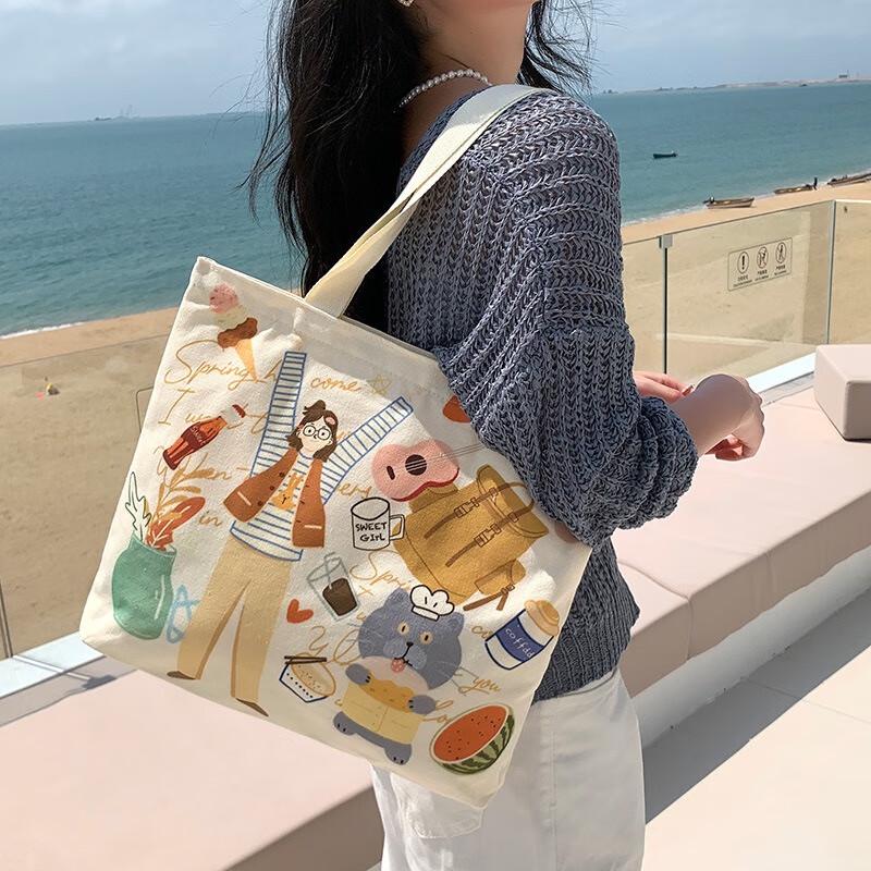 Женский набор из двух холщовых сумок-тоут Fumaide