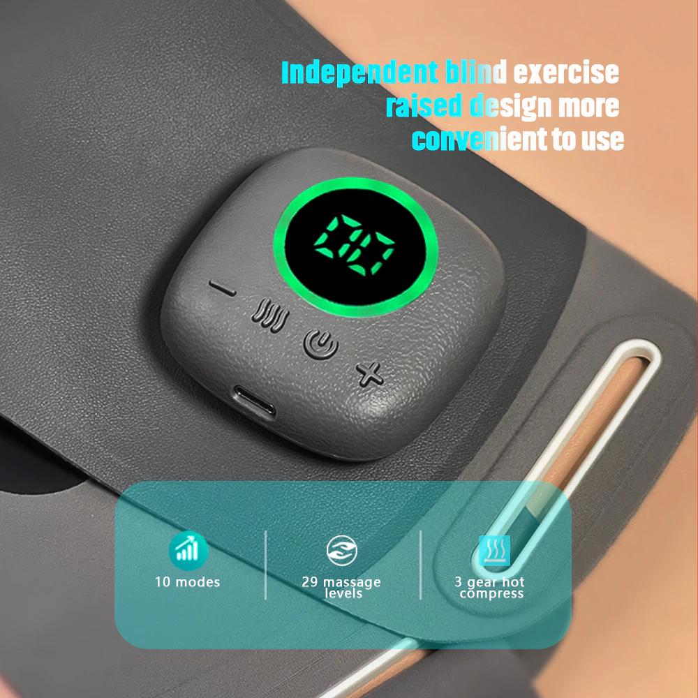 Pad de încălzire pentru perioada menstruală centură caldă centură de masaj fierbinte ameliorează durerile menstruale cracker de spate targă EMS stimulator muscular