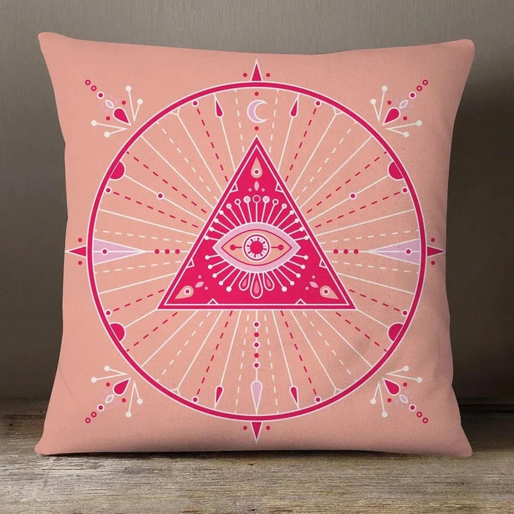 Evil Eye Hamsa Hand Cushion Covers Middle East Fortune Amulets Print Decorative Sofa Throw Pillow Case