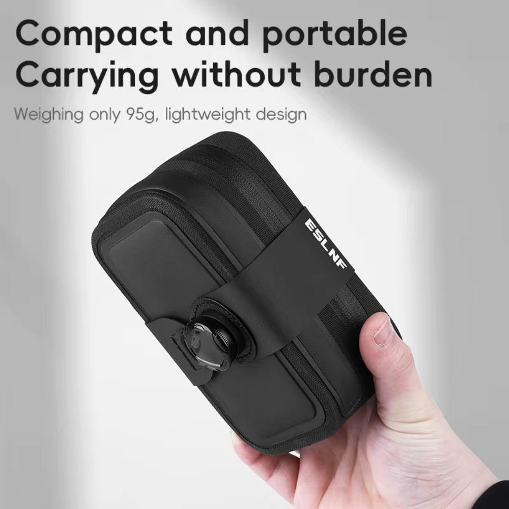 Large Capacity Rainproof Cycling Bag 360° Rotating Buckle Road Bicycle Bag  Outdoor Riding