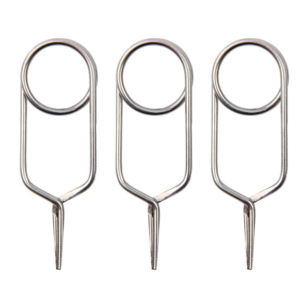Stainless Steel Fly Tying Tool Lures Creation Feather Wrapping Tool Portable Lure Making Clips