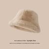 Women's Plush Mongolian Hat: Thick Warm Faux Mink Fur Bucket Hat with Ear Protection for Autumn and Winter