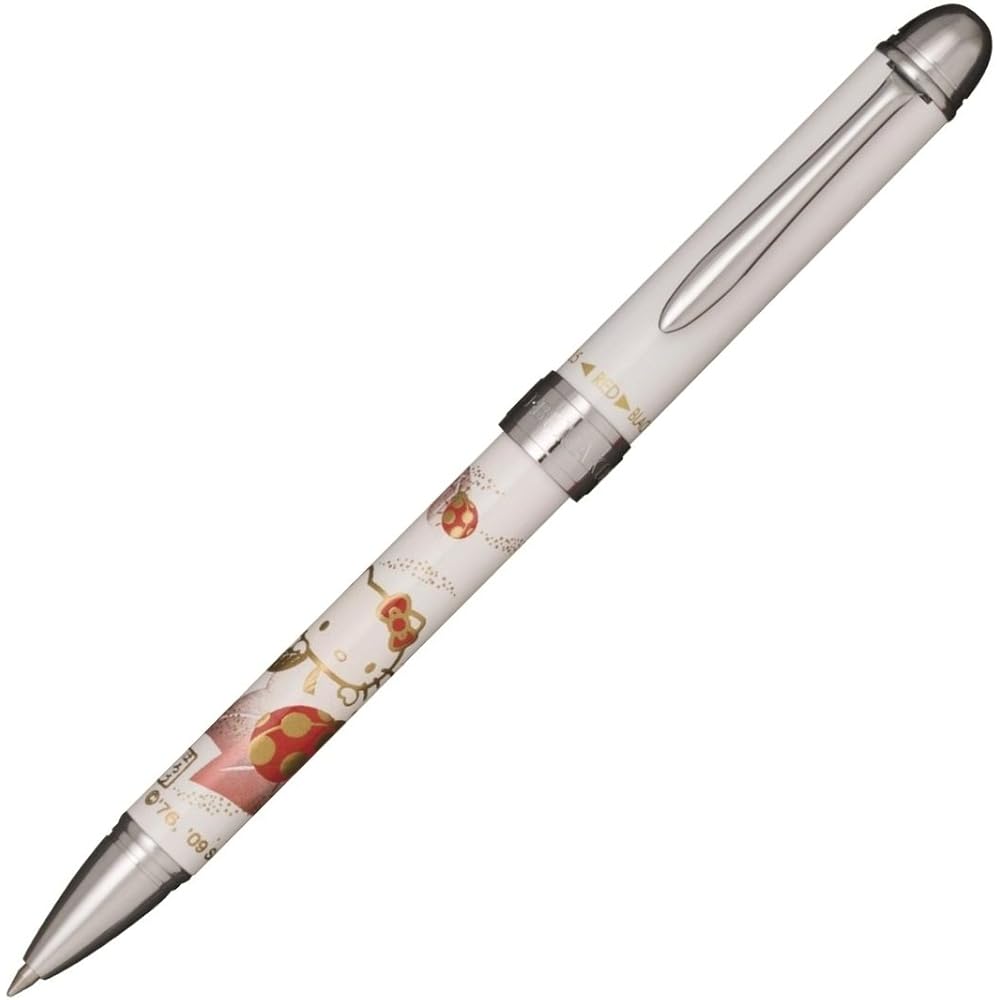 Sailor Fountain Pen Multifunction Pen 2 Colors+Sharp Graceful Makie 3 Hello Kitty Ladybug 16-0343...