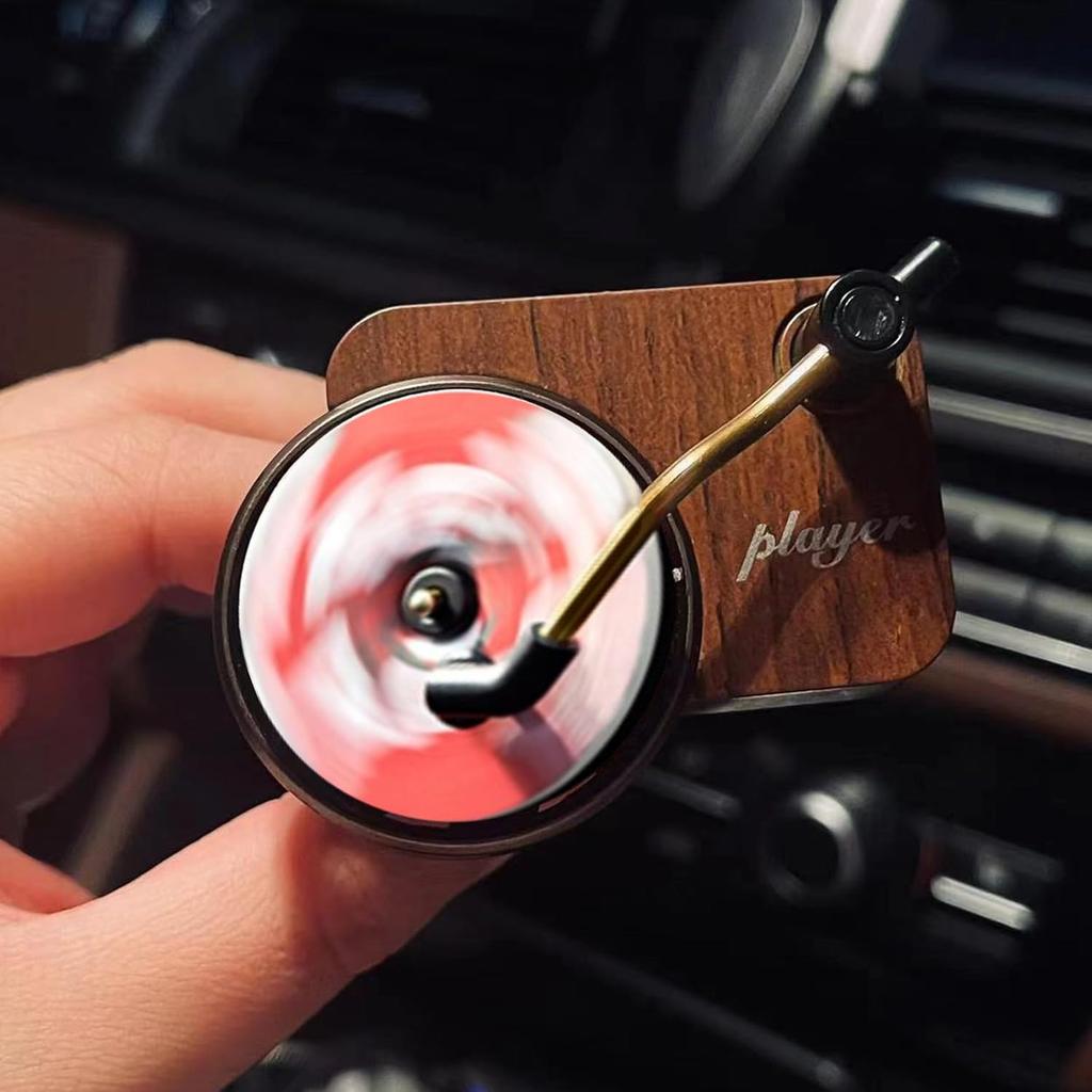 Car Air Freshener Vent Clips 20Pcs Vintage Record Player Album Cover Air Freshener, Spinning Record Design Car Decoration,Gift For Music Lovers