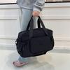 Foldable gym bag with dry and wet separation, expandable travel handbag, single shoulder crossbody travel bag, sports gym bag