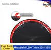 Gas Fuel Tank Cap Cover Trims For Mitsubishi L200 Triton MQ 2015 2016 2017 2018 Matte Black  ABS Decoration Car Exterior Parts