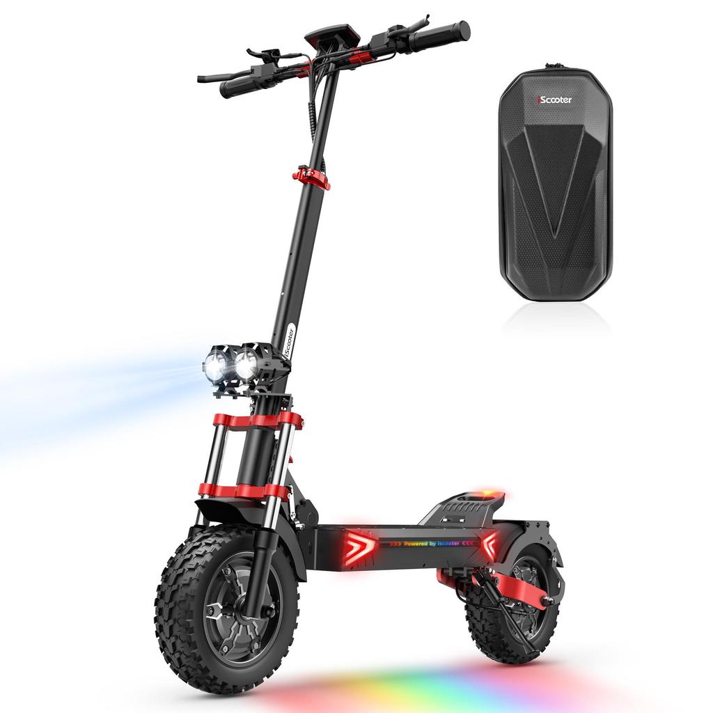iScooter Monopattino Elettrico Fuoristrada IX8 12" – Doppio Motore 1200W, 48V20Ah, 60KM/H, Autonomia 70KM, Doppio Freno a Disco, Pneumatici All-Terrain