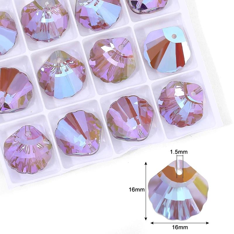 Charming Crystal Pendant Multi Shaped Rhinestone Pendant Crystal Jewelry Accessories Crafts Stone for Earrings Bracelet Making