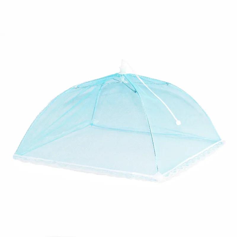 Foldable Food Covers Mesh Anti Fly Mosquito Meal Food Cover Umbrella Picnic Protect Dish Cover Meal Covers Kitchen Supplies