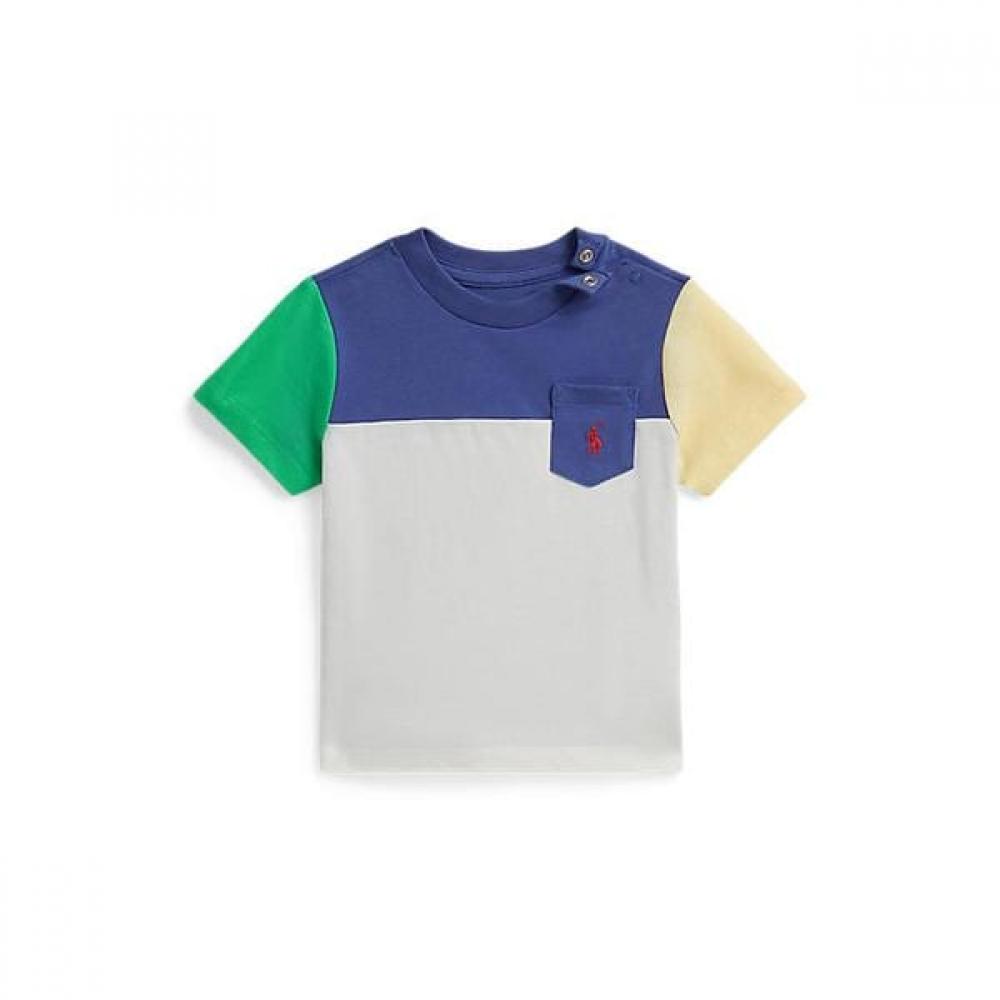 Polo Ralph Lauren Baby Boy Colorblock Cotton Jersey Tee 12M