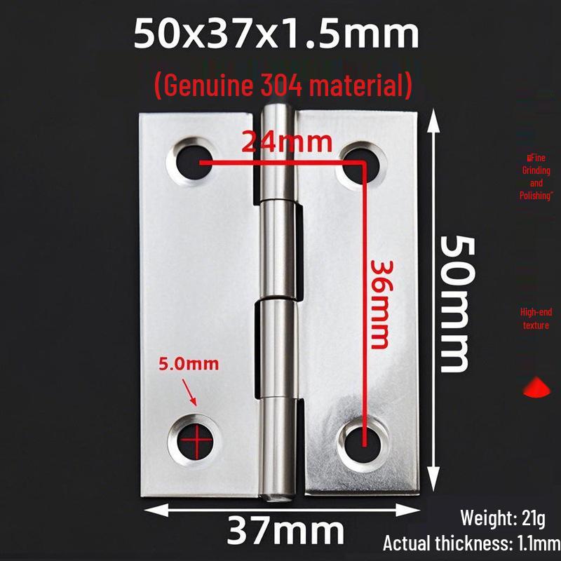 Stainless Steel Folding Casement Hinge for Doors, Windows, Wooden Boxes & Luggage (1-4 inches)