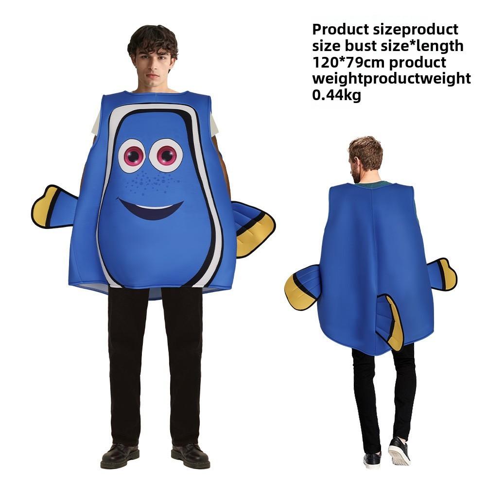 Nemo Cosplay Dory Costume With Soft Polyester For Halloween Party Events Themed