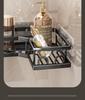 Wrought Iron Wall-Mounted Bathroom Shelf & Storage Rack