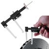 Brake Disc Depth Gauge Caliper 0.1mm Accuracy Metric 0‑60mm Portable Brake Disc Depth Measuring Ruler Compact Auto Repair Tool
