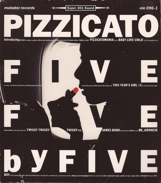 

CD PIZZICATO FIVE - Five By Five OLE0962 Matador 1994 US Japanese Pop/Rock Used