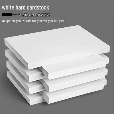 A4 White Cardstock 230gsm for DIY, 80gsm Copy Paper, 4K & 8K Large Drawing Sheets