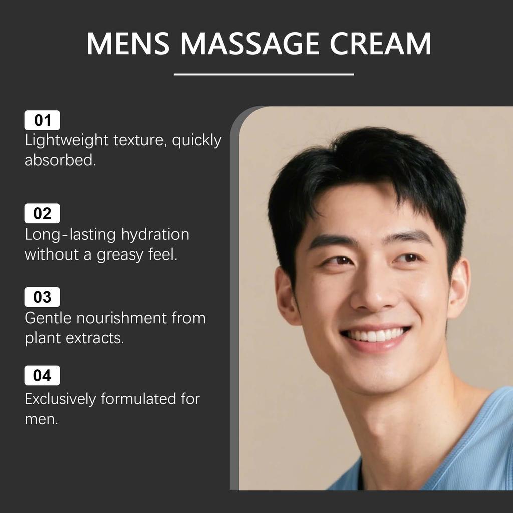 Men's Care Cream: Moisturizing, Nourishing, Elastic, And Refreshing Skin Care Cream