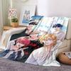 1pc Blanket - Kpopo Plave Print Design,Lightweight Blanket for Sofa,Bed- Soft &Warm,Gift for All Seasons