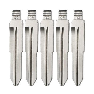 5 buc lamă cheie mașină netăiată lamă metal netăiată accesorii auto de schimb pentru Mitsubishi Pajero Outlander Grandis ASX