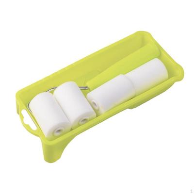 Verfroller met Frame en Bak Hoge Dichtheid Schuim Muurschildering Kwast Draagbare Afdekking