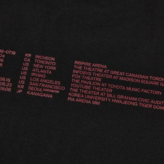 3rd Pre-order 26 CORTIS TOUR PUT YOUR PHONE DOWN Tour Routing T-shirt