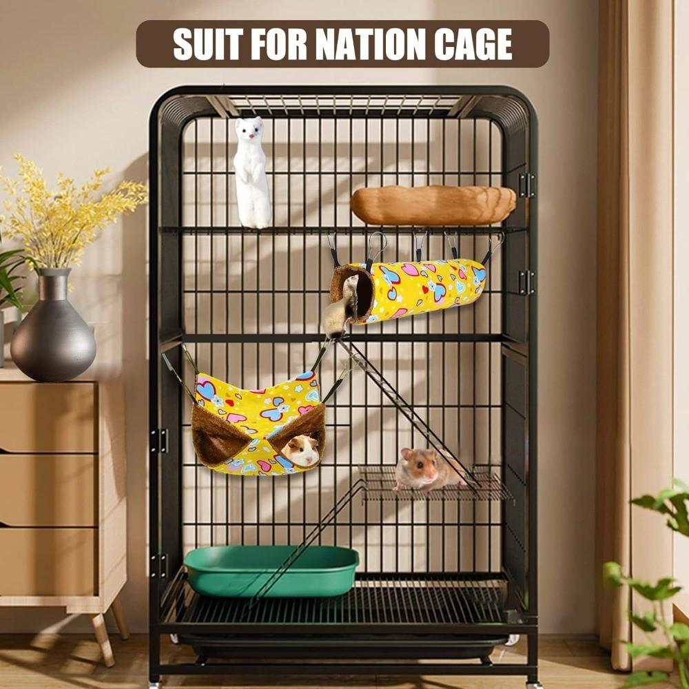 Thicken Hanging Cage House Warm Hamster Hideout Cage Hamster Hammock  Cage Accessories