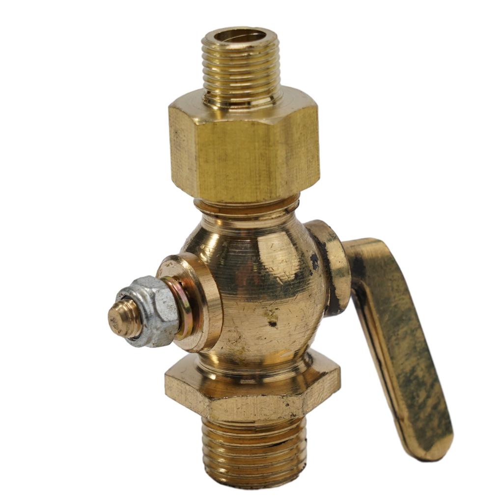 Brass Petcock 1/8"-1/4" Fuel Tap Suitable for Vintage Motorcycles