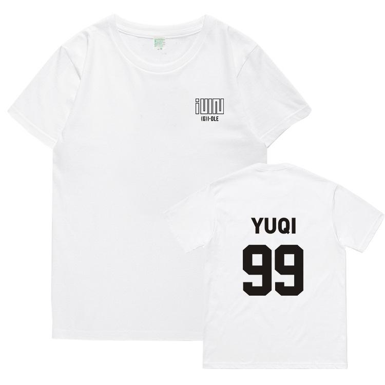 GIDLE Same T Shirt Fans NEVERLAND Tops Women Unisex Summer Short Sleeve Kpop I NEVER DIE MIYEON MINNIE SOYEON YUQI SHUHUA TShirt