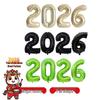 2026 New Year's Party Large 32" & 40" Number Foil Balloons Set