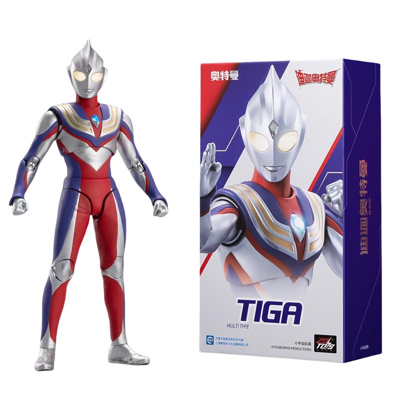 ZD Toys Ultraman Tiga Action Figure Joint Movable Agul Geed Trigger Ace Seven Jack Ultraman Adult Collection Figure Gift
