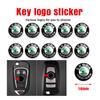 2026 Horké 10/20ks 14mm Samolepky s logem na klíče od auta Auto Control Logo na klíč Decal Pro Skoda Octavia Rapid Fabia Yeti Superb A5 A7 VRS V