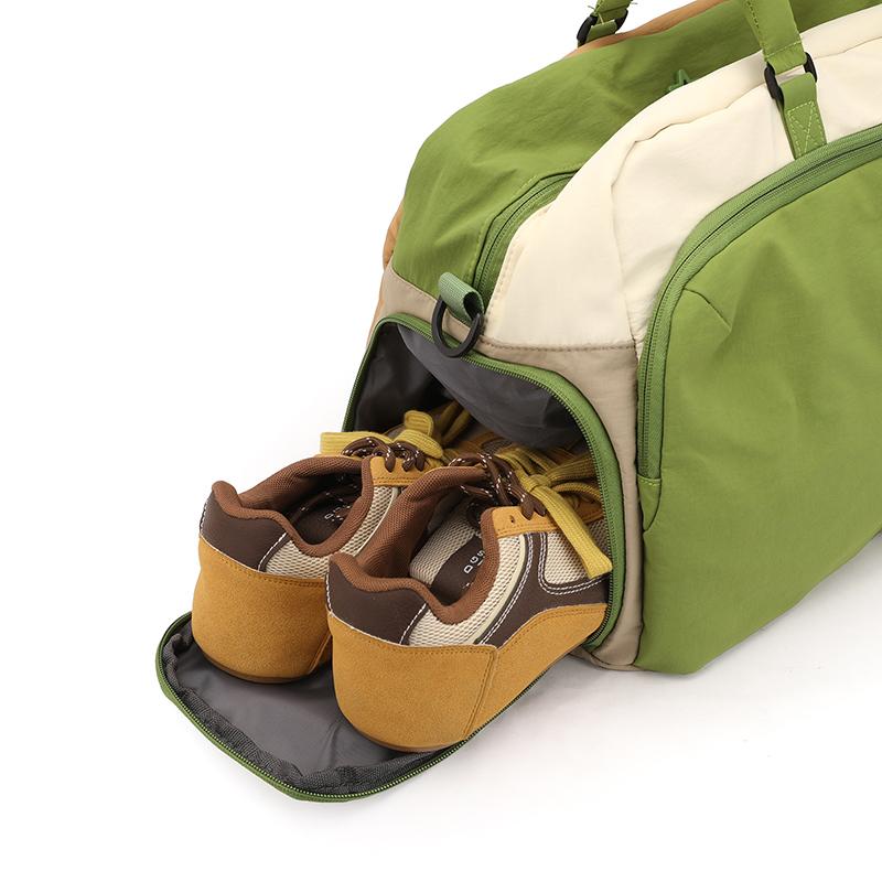 Travel Bag Women's Large Capacity Storage Bag Color Contrast Gym Bag