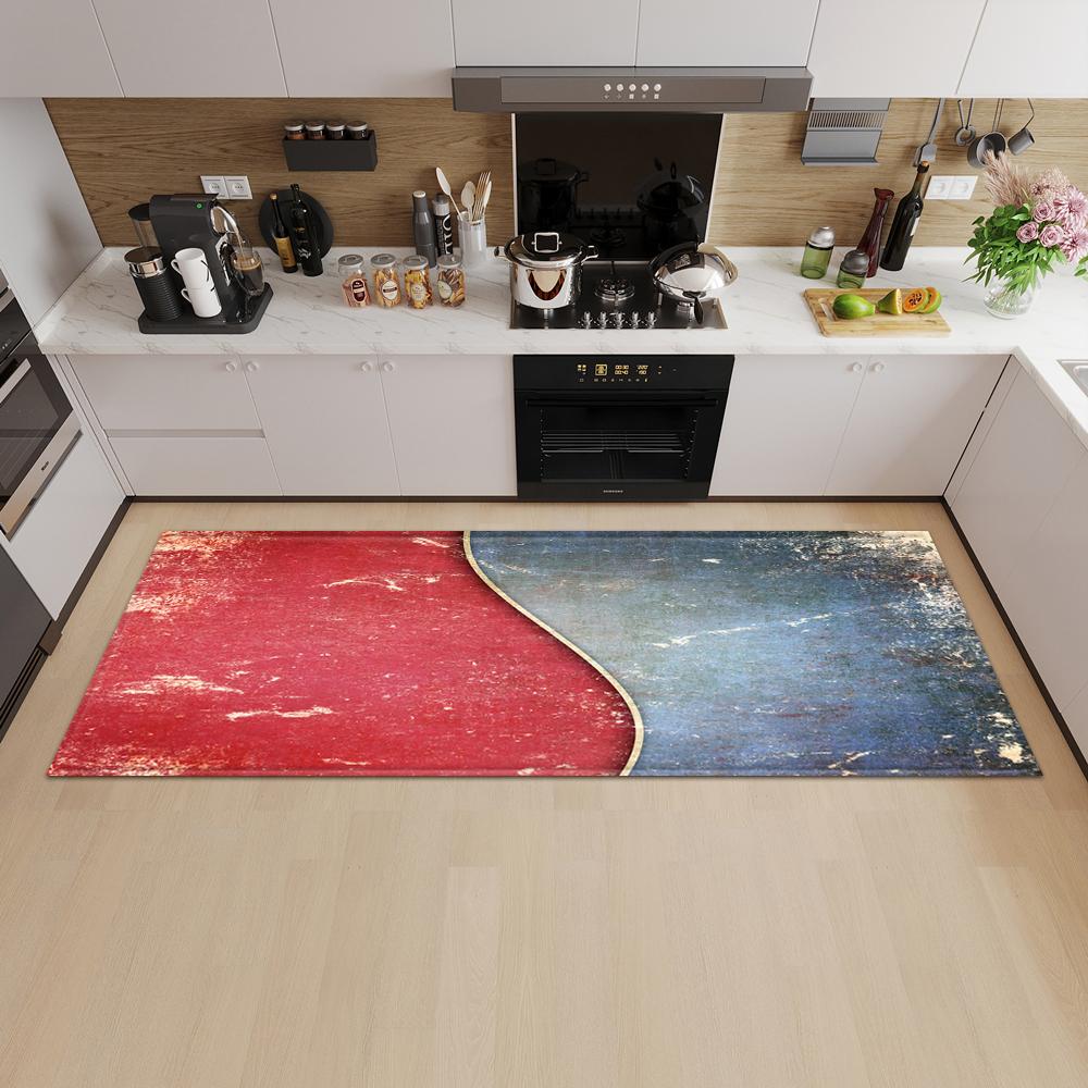 Kitchen Mat Entrance Door Mat Living Room Long Carpet Home Corridor Bathroom Non-slip Floor Children's Carpet