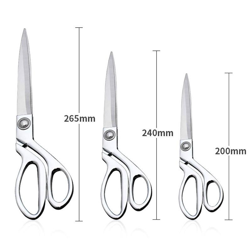 Scharfe und verschleißfeste Schneider-Edelstahlschere, Zinklegierung vergrößert und verdickt, speziell entwickelt für Haushaltsstoffzuschnitt
