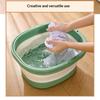 Collapsible Foot Bath Tub TEP Leakproof Durable Foot Soaking Basin for Home Spa Travel Post Work Relaxation