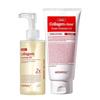 MEDI-PEEL Red Lacto Collagen Double Cleansing Set (Cleansing Oil 2.0 200ml + Clear Foam 2.0 300ml) Deep Pore & Elasticity Care