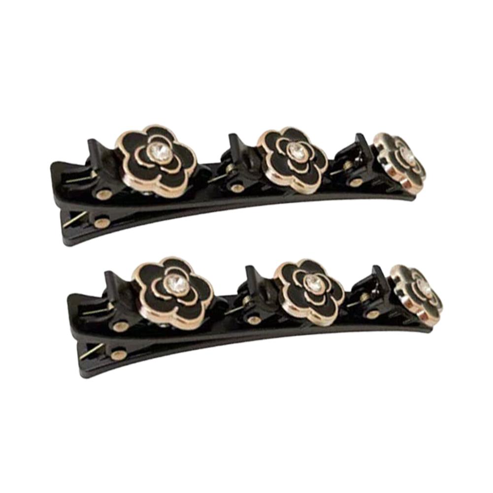 Funkelnde Kristall Strass Zopf Haar Klee Clips für Dickes Dünnes Haar Mädchen/Damen Zopf Haarspangen Haarstyling Zubehör